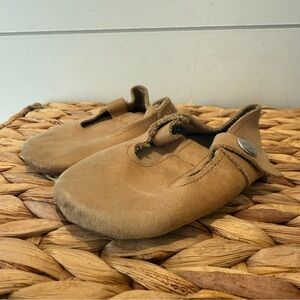 Piper Finn T-Strap Mary Jane First Walker Leather Soft Sole Shoes, Size 4